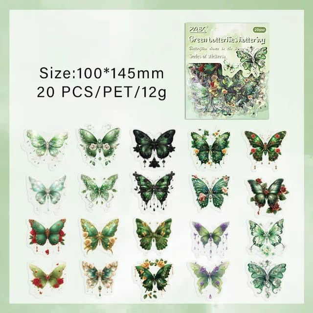 Crystal Butterfly - Sticker