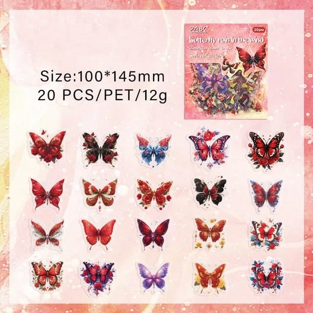 Crystal Butterfly - Sticker