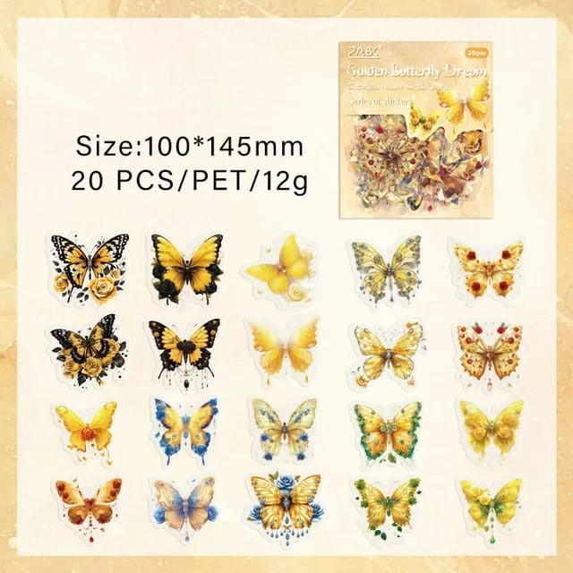Crystal Butterfly - Sticker