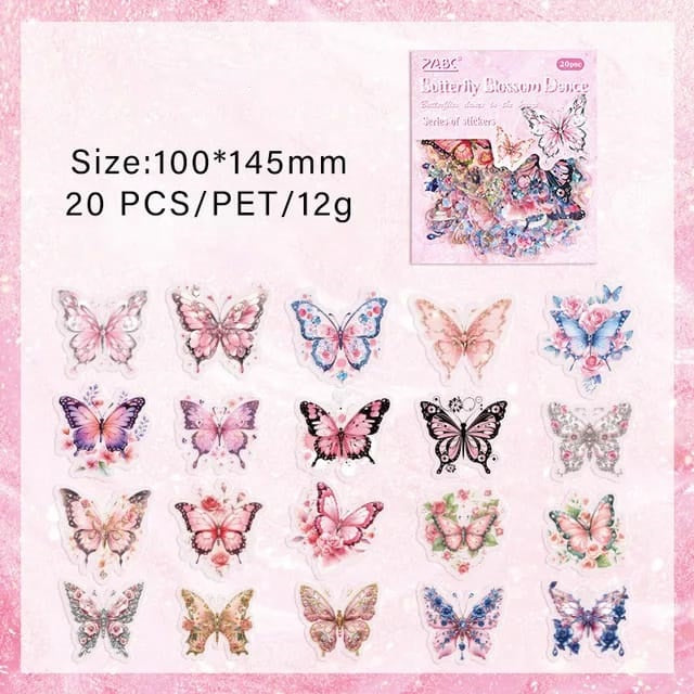 Crystal Butterfly - Sticker