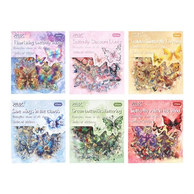 Crystal Butterfly - Sticker