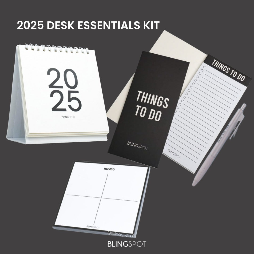 2025 Desk Essentials Kit 4 - Happy Deal