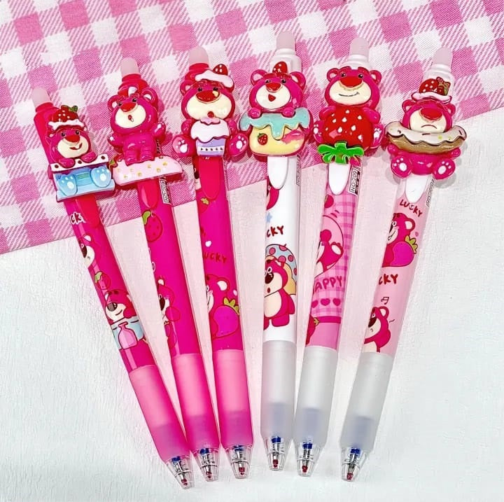 Pink Lotso Erasable - Press Gel Pen