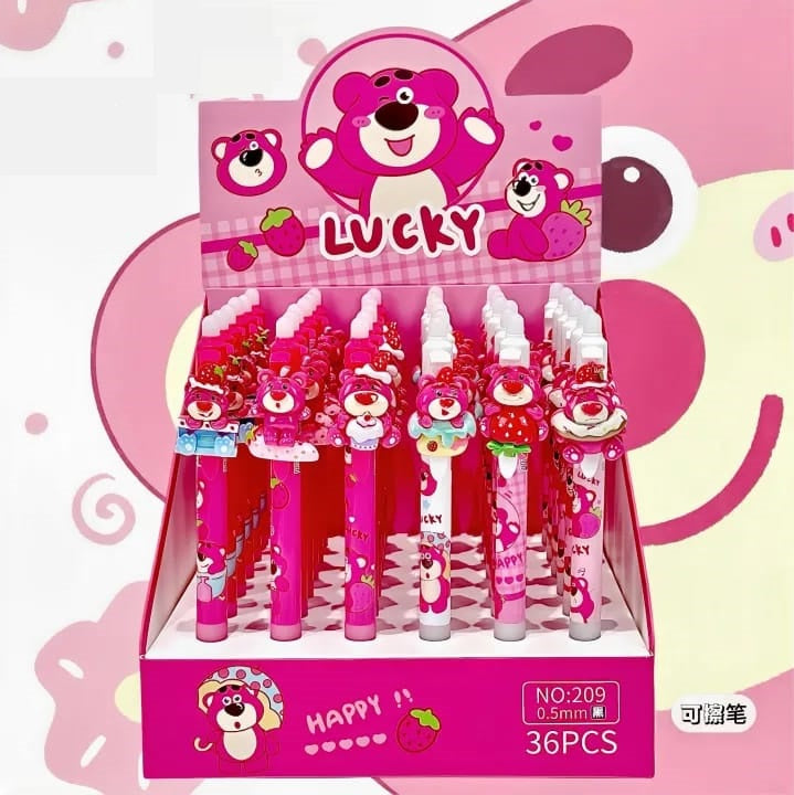 Pink Lotso Erasable - Press Gel Pen