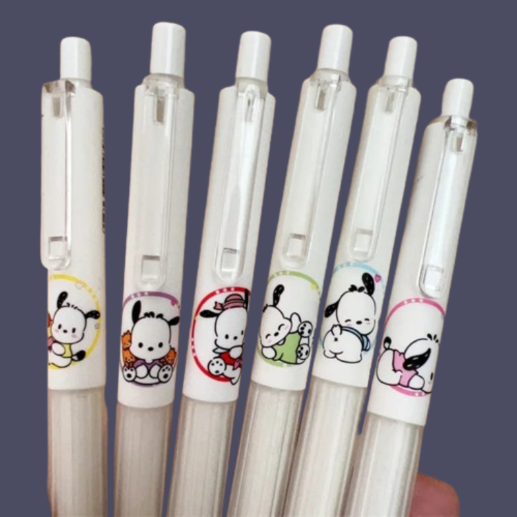 Pochacco  - Press Gel Pen Set of 6