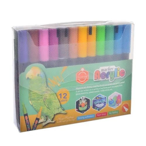 Keep Smiling Acrylic Marker Set Of 12 / 24