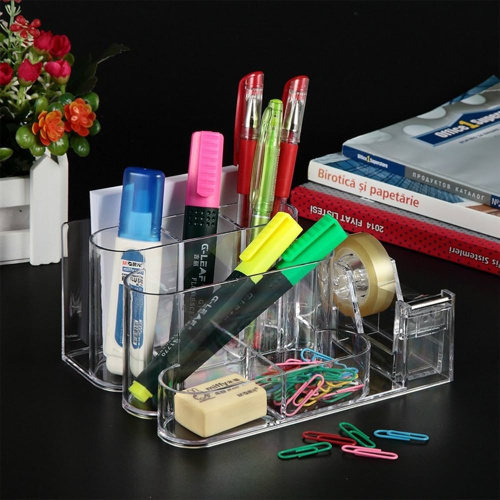 Crystal Stationery - Desk Organizer