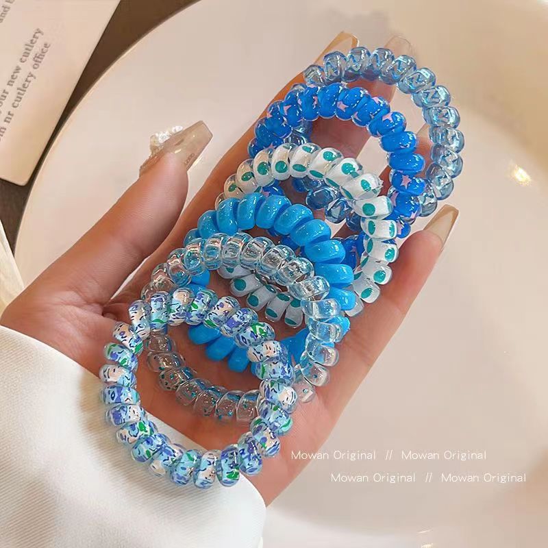 Sparkle  Pastel Colors - Hair Tie Set of 6