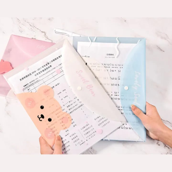 Cute Animal Document Folder - Large Pouch