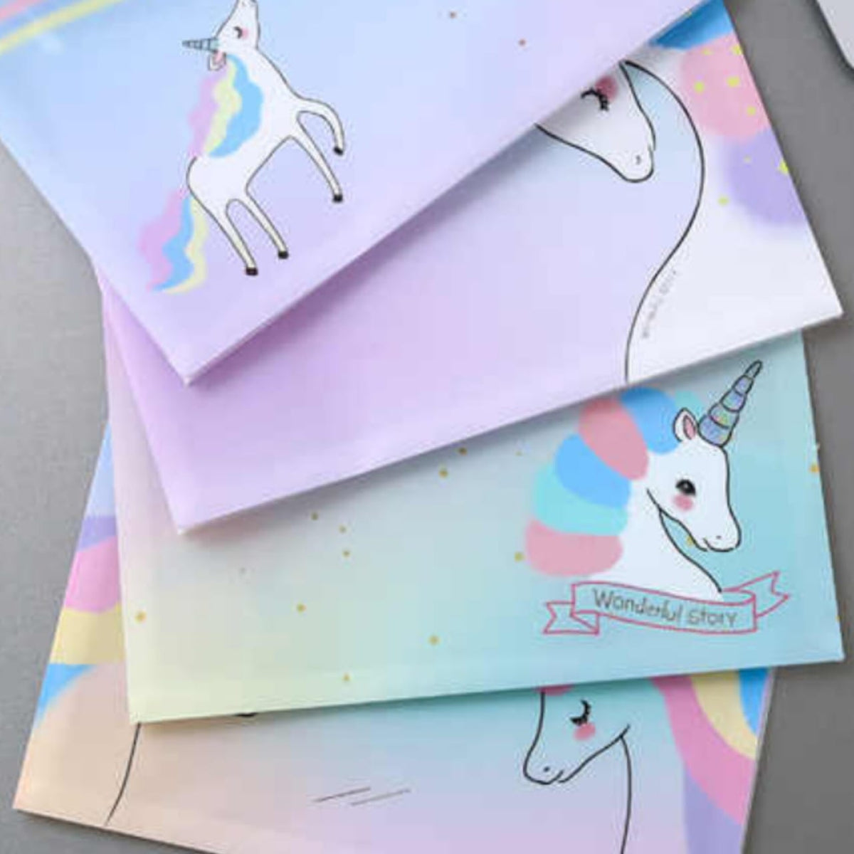 Magical Unicorn Document Folder - Large Pouch