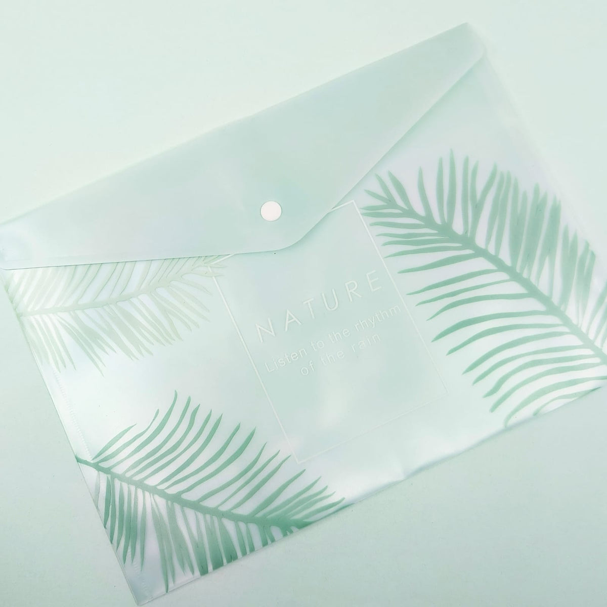 Nature Plant &amp; Leaves Document Folder - Large Pouch