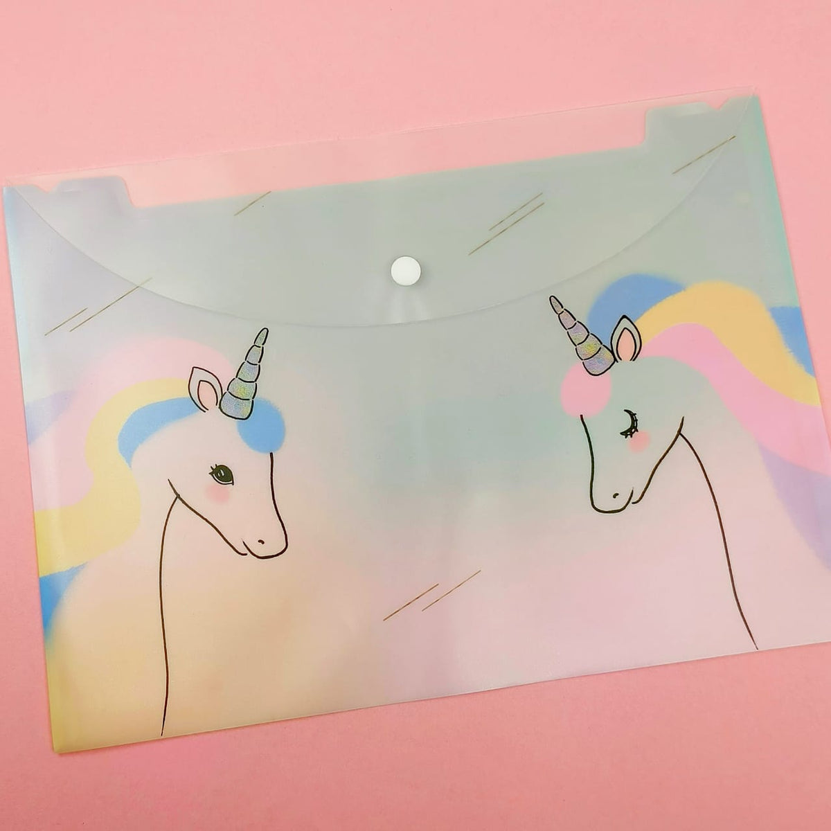Magical Unicorn Document Folder - Large Pouch