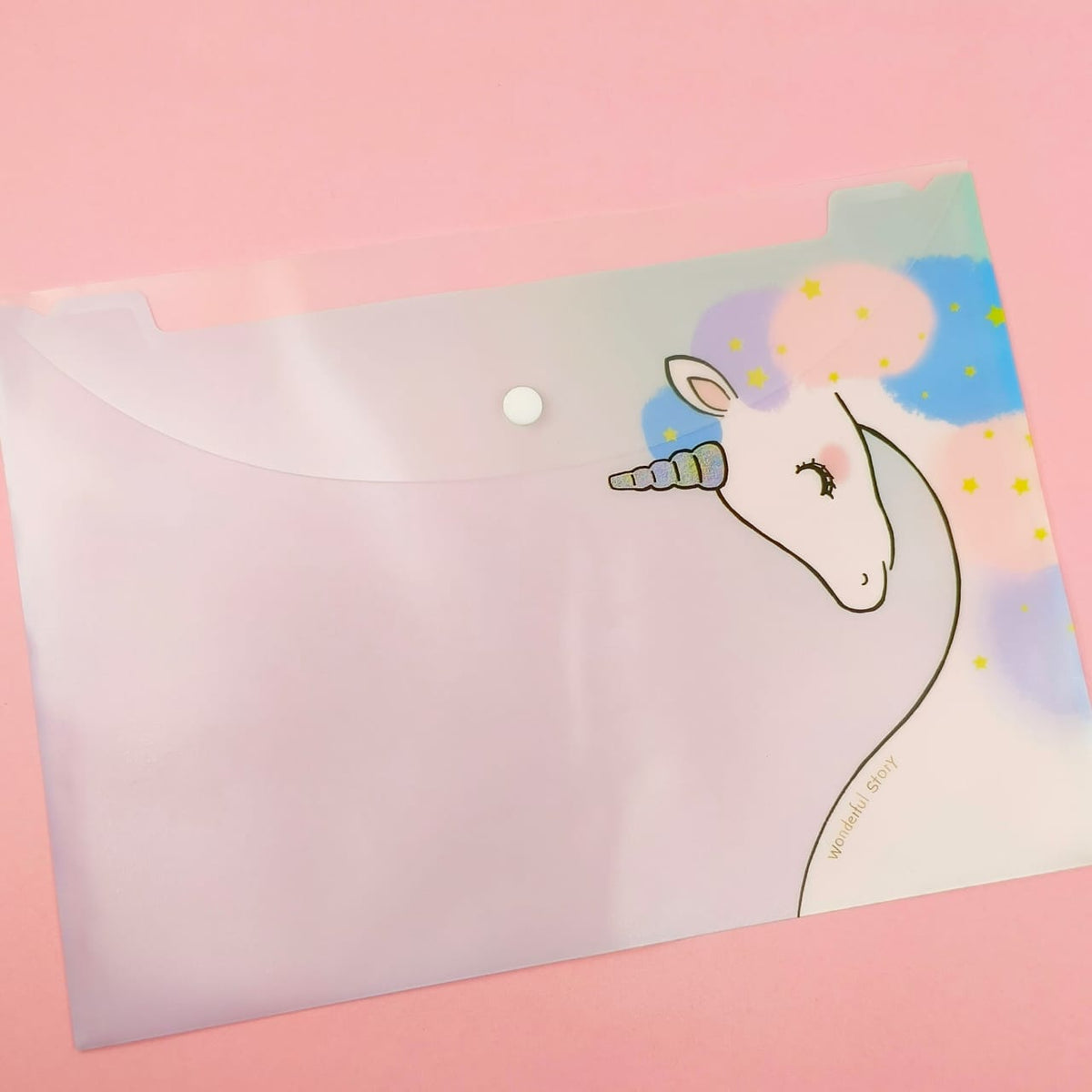 Magical Unicorn Document Folder - Large Pouch