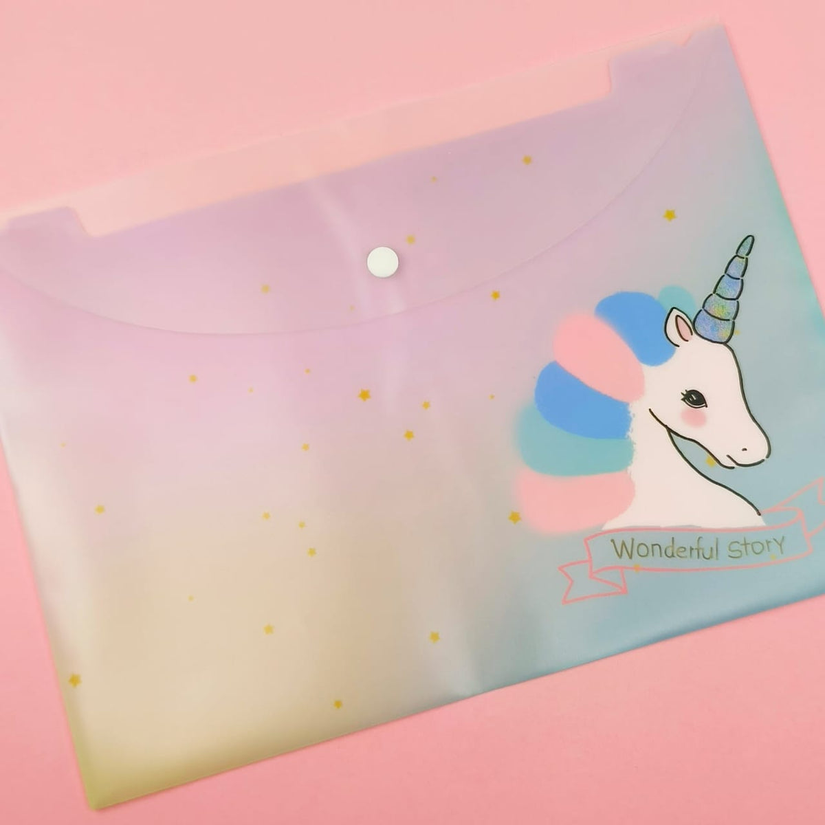 Magical Unicorn Document Folder - Large Pouch