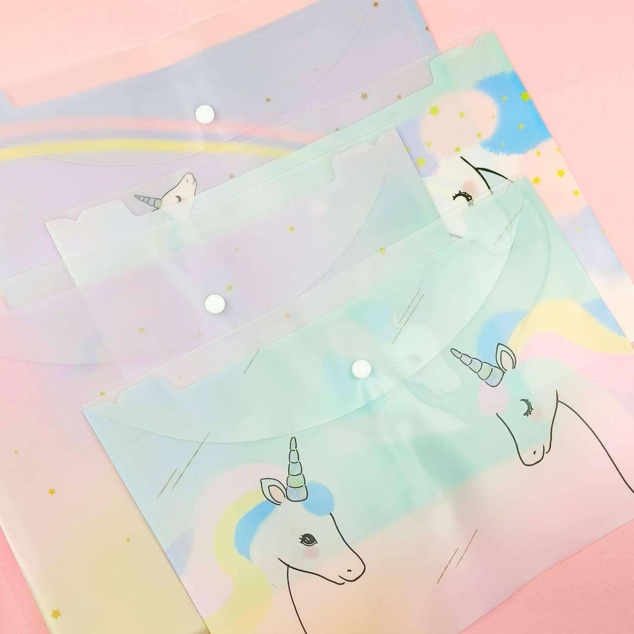 Magical Unicorn Document Folder - Large Pouch