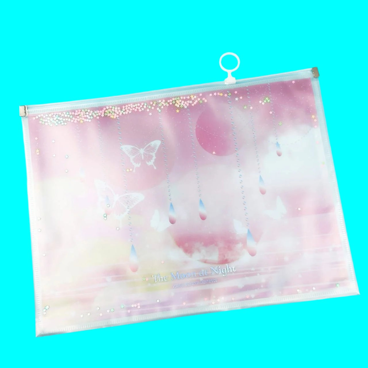 The Moon At Night Document Folder Large Pouch
