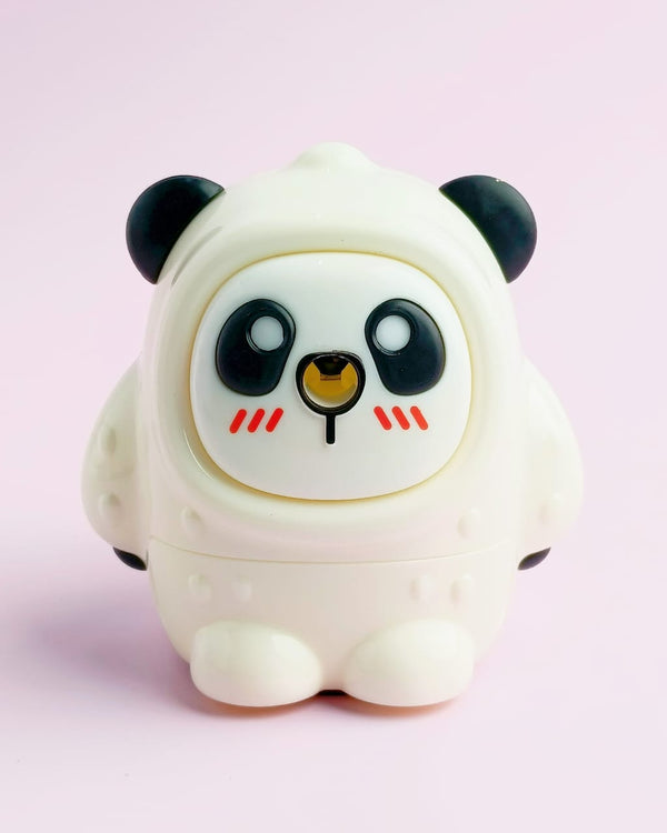 Funky Panda White - Premium Rotary Pencil Sharpener
