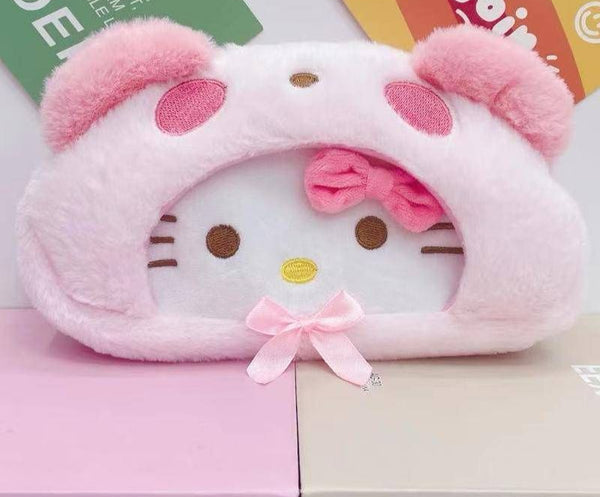 Sanrio Characters Hello Kitty Fluffy - Large Pouch