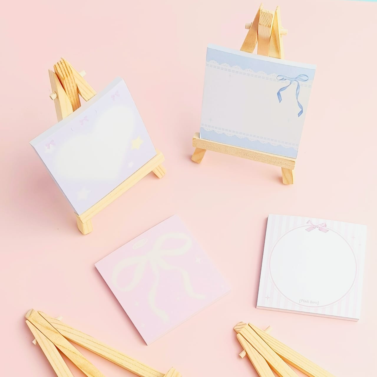Bow - Sticky Note With Easel Set – The Blingspot Studio