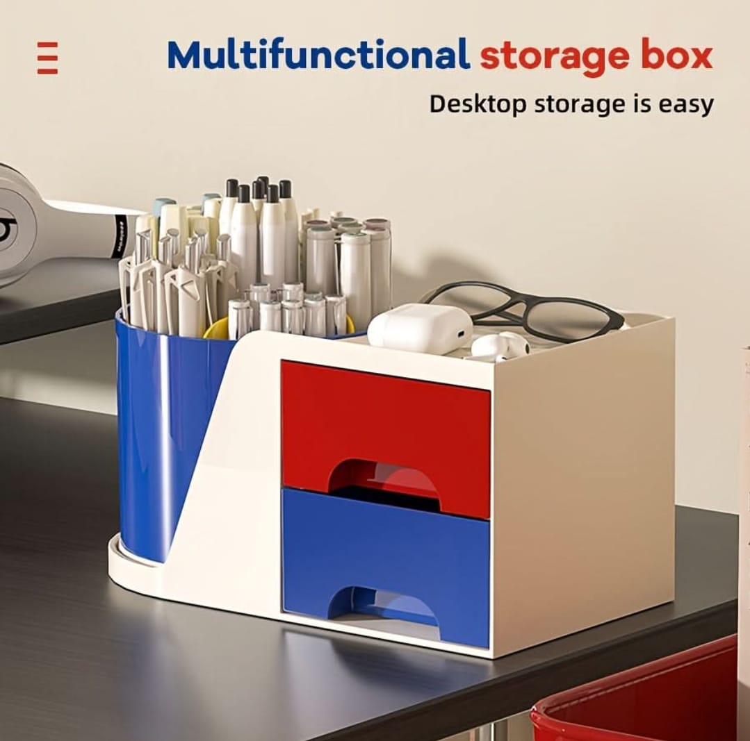 360 Rotate Multifunctional - Stationery Organizer &amp; Desk Organizer