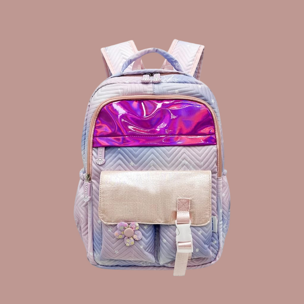 Bow & Stars Shiny Series Pink - Backpack