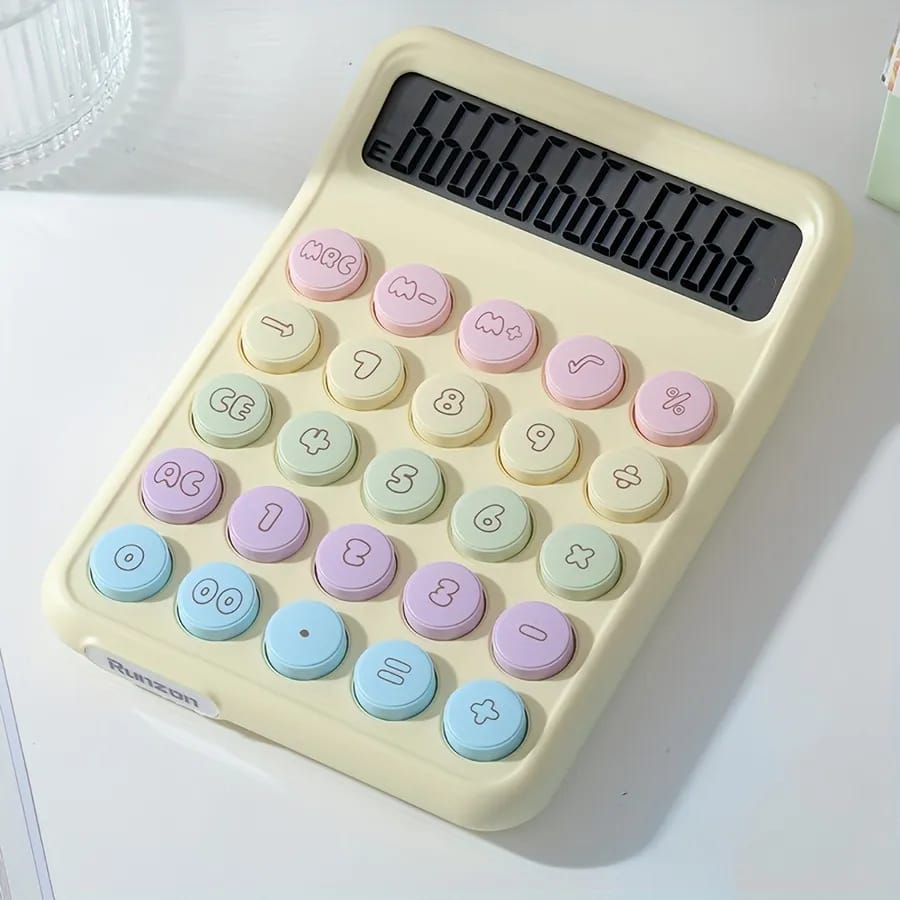 Rainbow Color Keys Yellow - Calculator – The Blingspot Studio