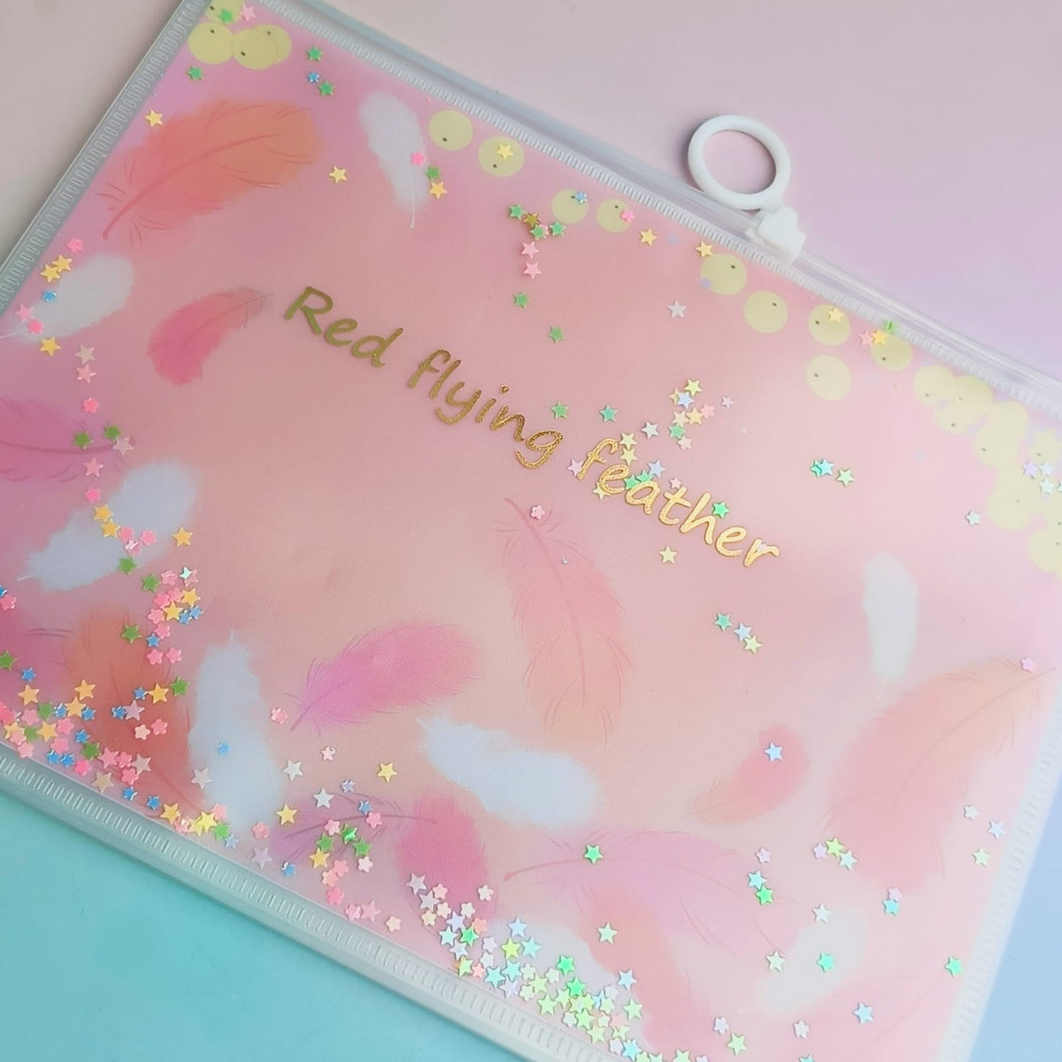 Dream Feather Transparent - Document Pouch