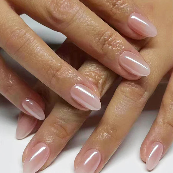 Blush Pink - Press On Nail Set Of 24  + Free  Nail Application Kit