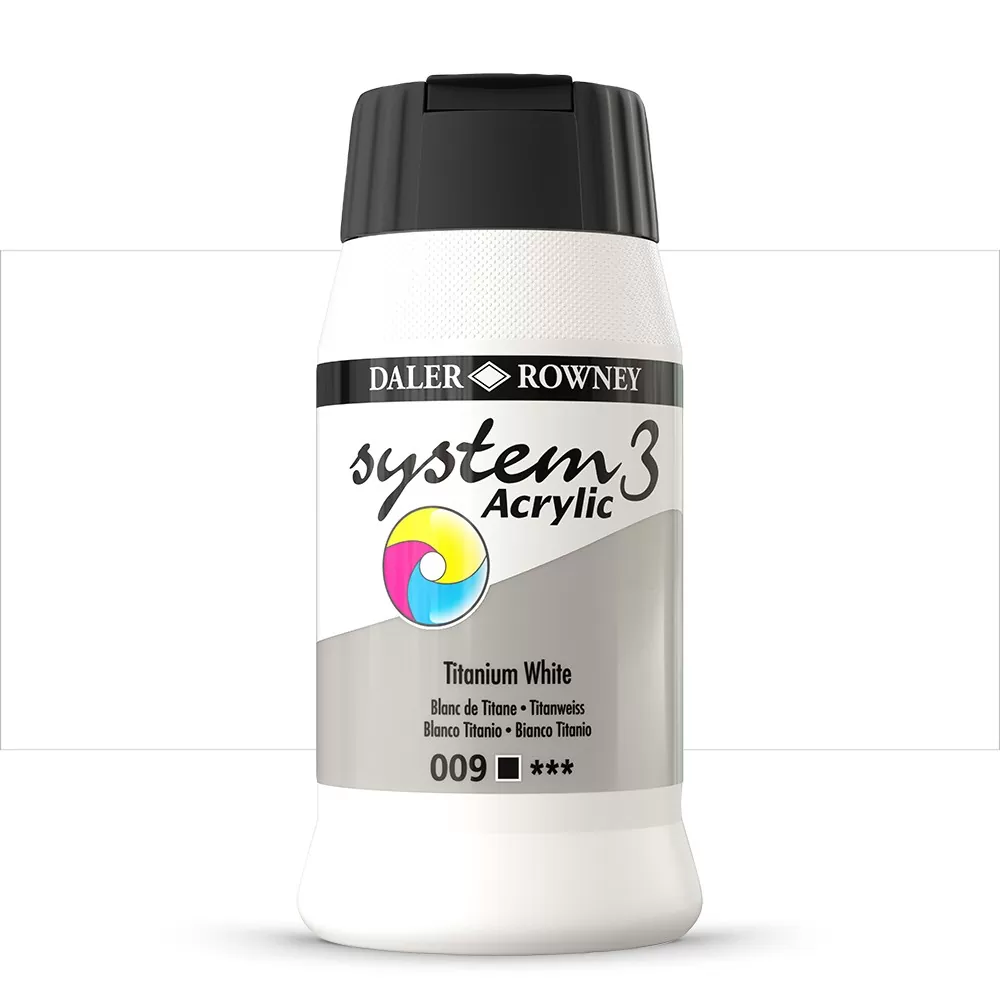 Daler Rowney - System 3 Acrylic Colour 500 ml Fluorescent Shades