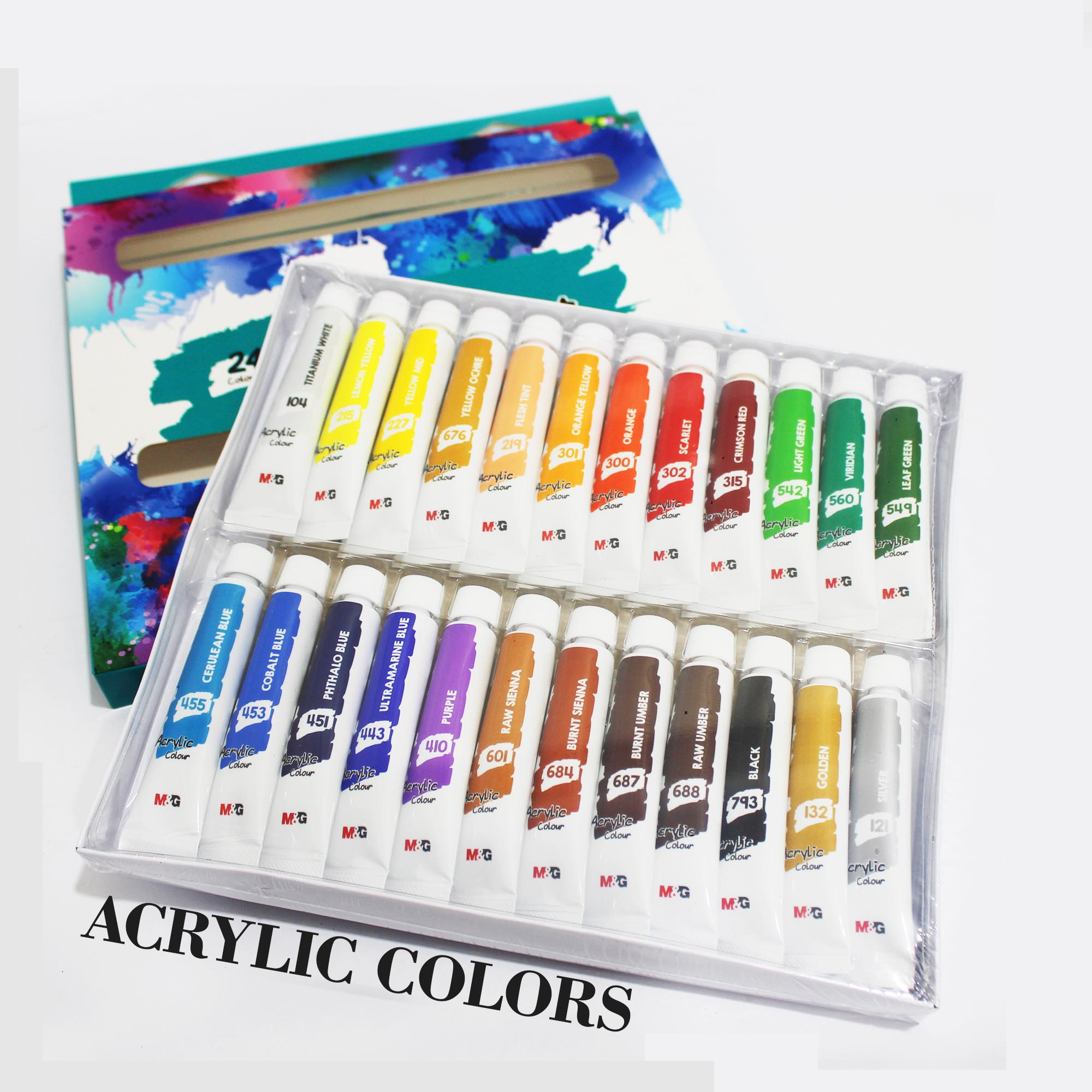 M&G Acrylic Colour Paint Set