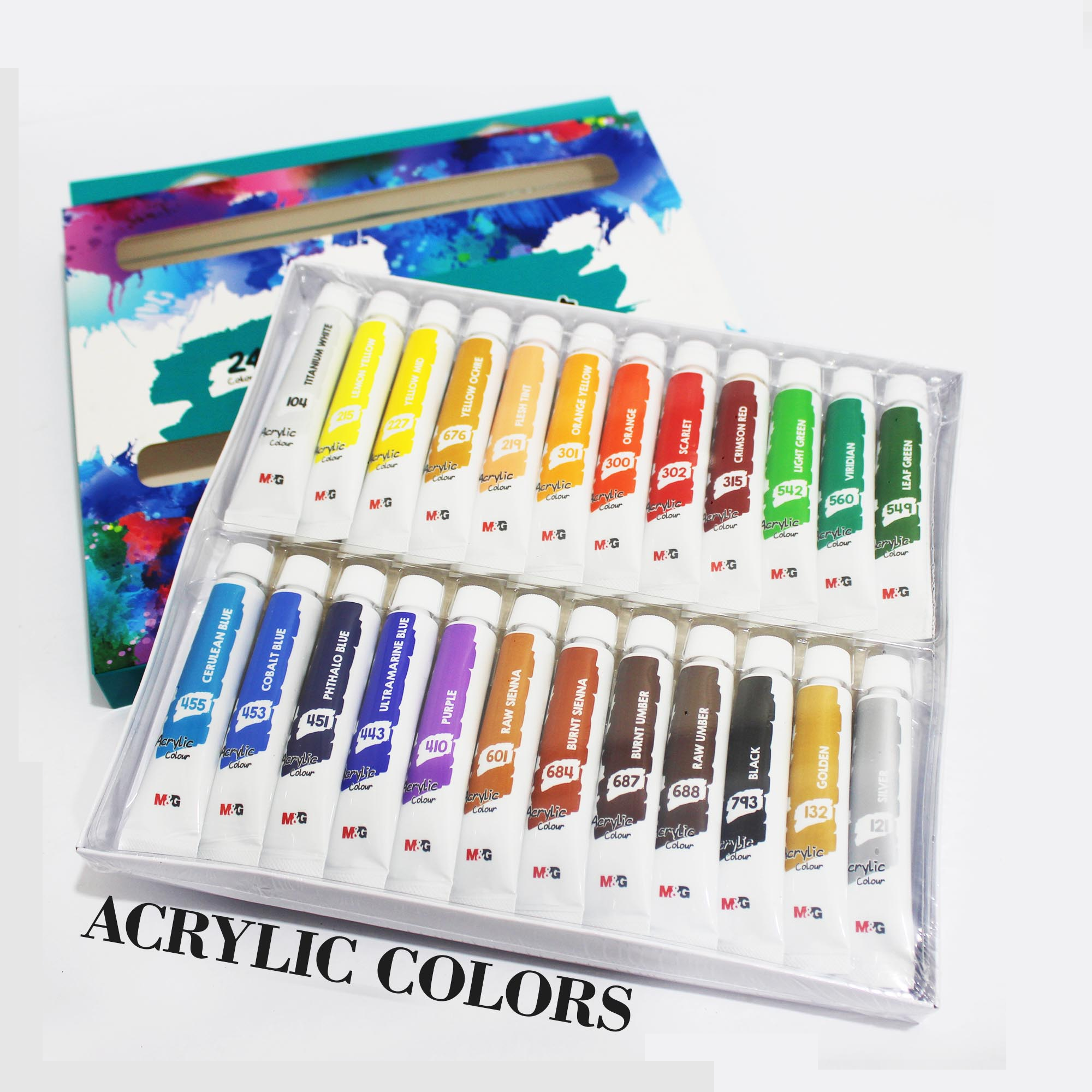 M&G Acrylic Colour Paint Set - The Blingspot Studio