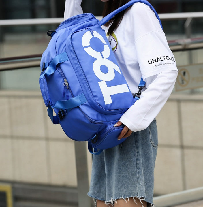 Frost Blue  - Multipurpose Traveler Luggage Bag / Backpack
