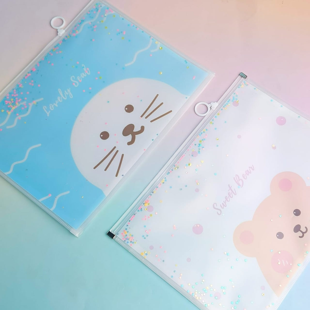 Cute Animal Document Folder - Large Pouch