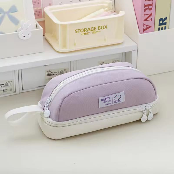 Happy Learning  Purple - Large Capacity  Pouch