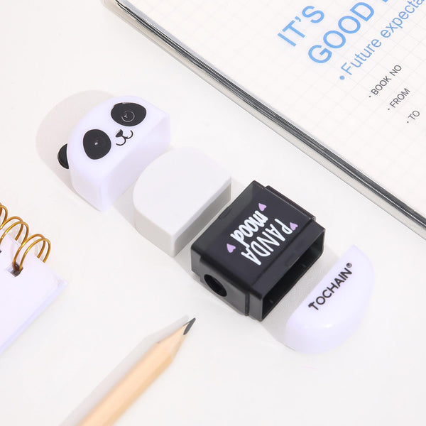 Panda Mood  - Eraser & Sharpener ( 2 in 1 )