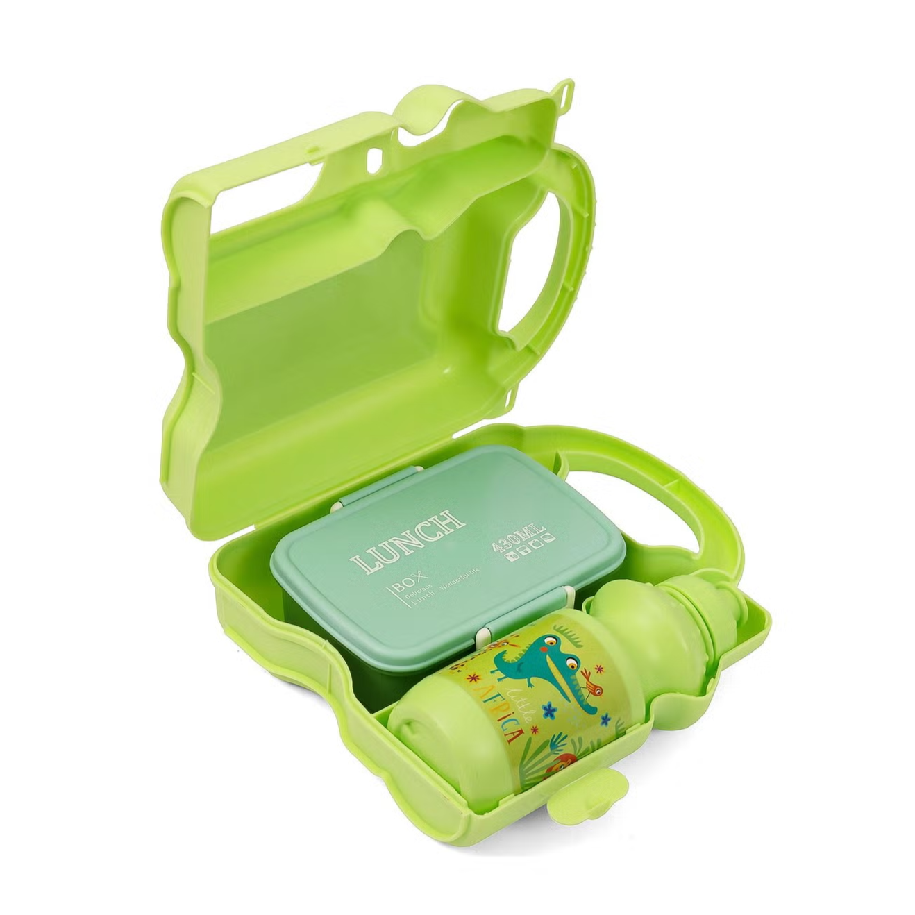 Little Africa Lunch Box & Water Bottle Set - (  3 in 1 )