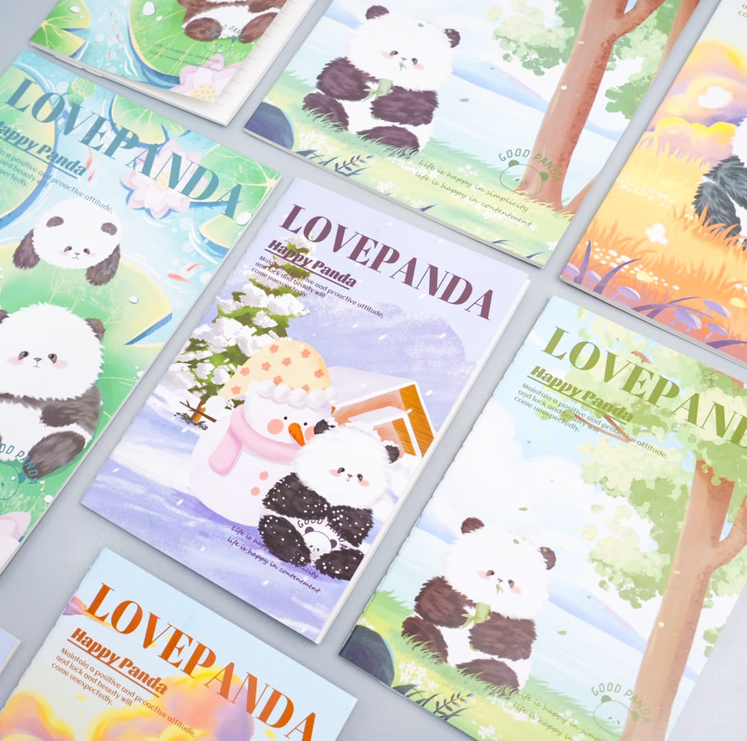 Love Panda  - Notebook / Journal