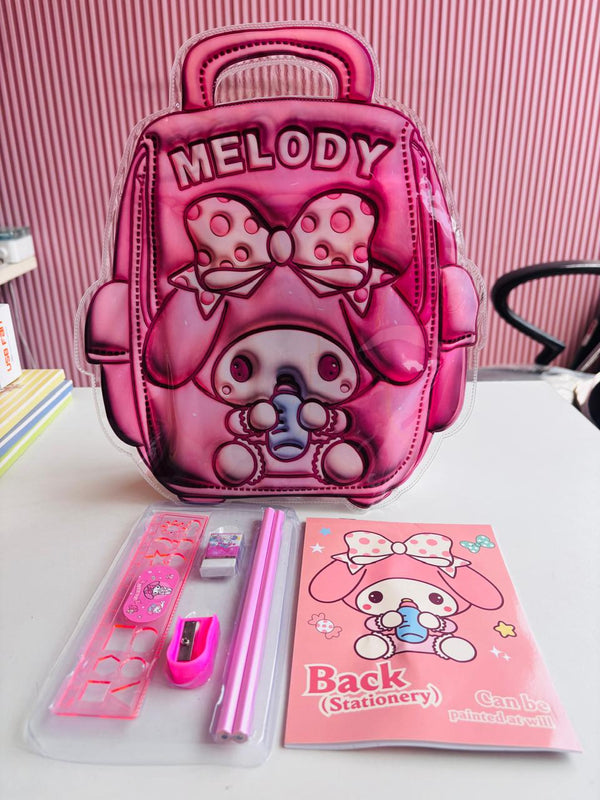Backpack My Melody - Stationery Set Of 7