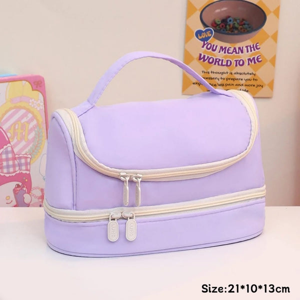 Lilac Purple Premium Large Capacity - Multifunctional Pouch