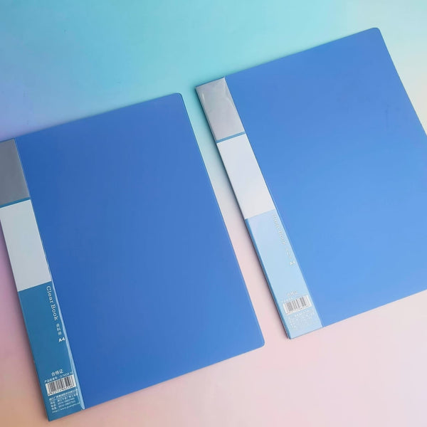 Blue Display Book 10 Pockets