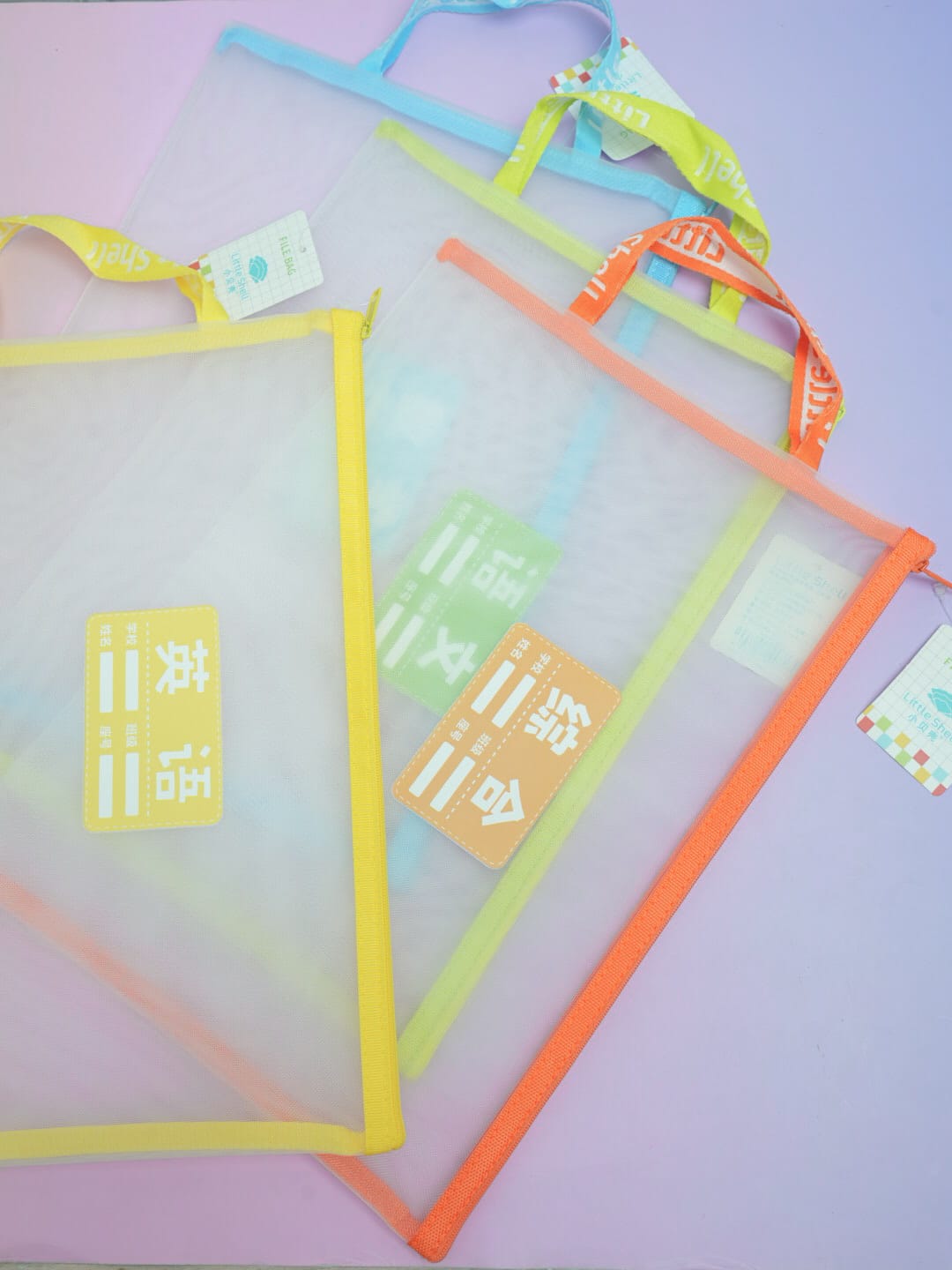 Candy Color  A4 Large -  File Bag / Pouch
