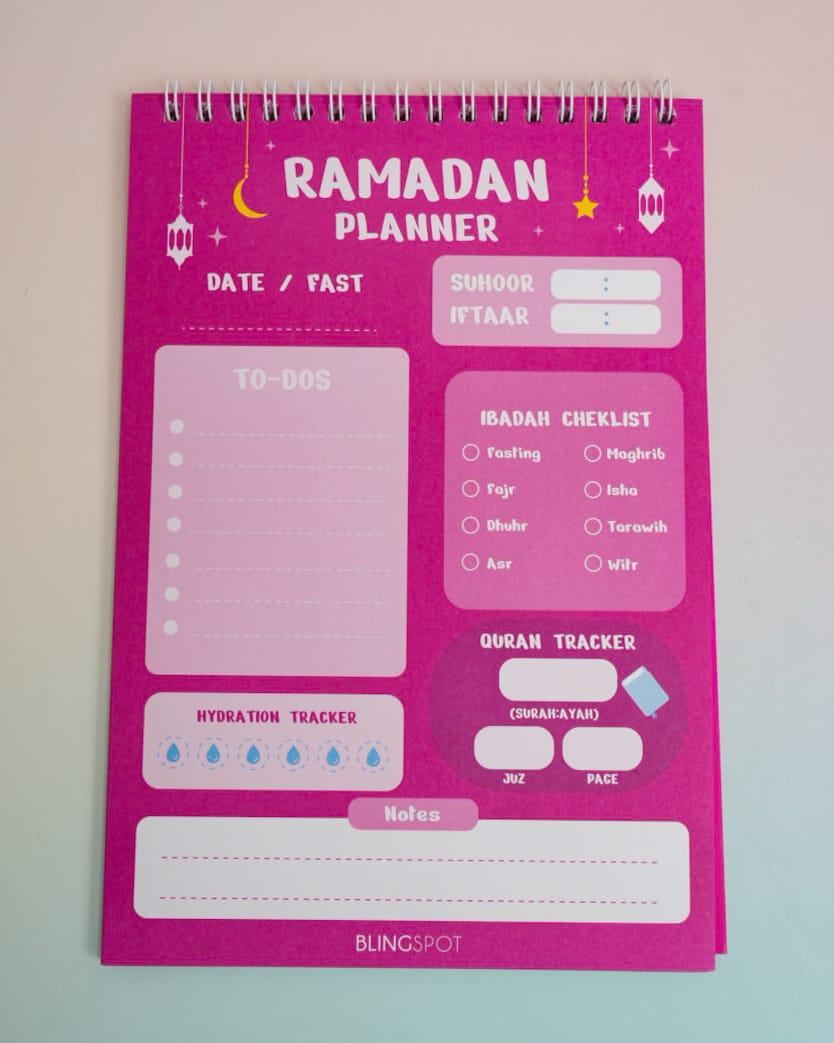 My Ramadan Planner - Hot Pink - 🎁 FREE PEN