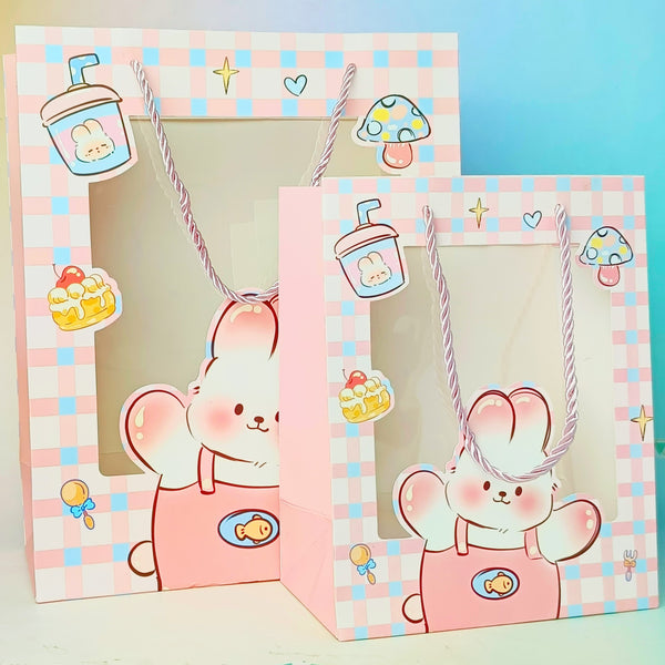 Sweet Animal Series Peach - Bunny Gift Bag