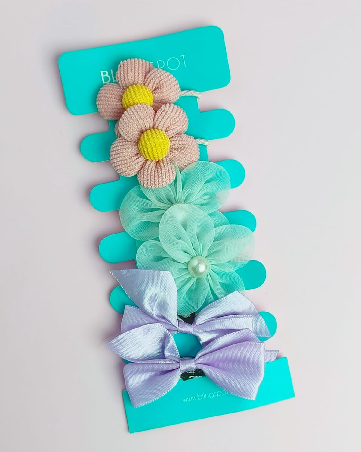 Bow&#39;n Flowers - Hair Ties Style 23