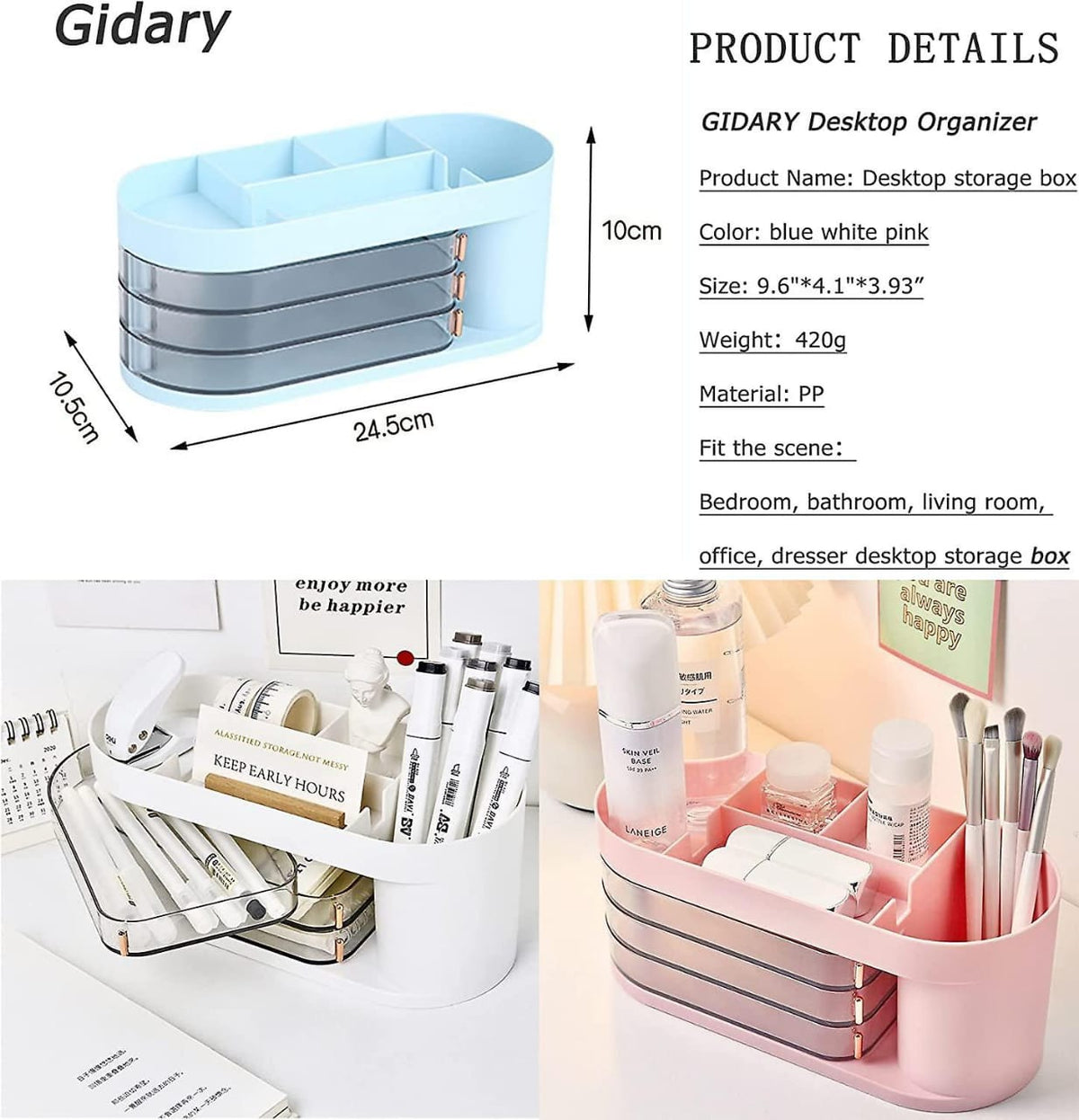 Multifunctional Classical Stationery Organizer - Style 1