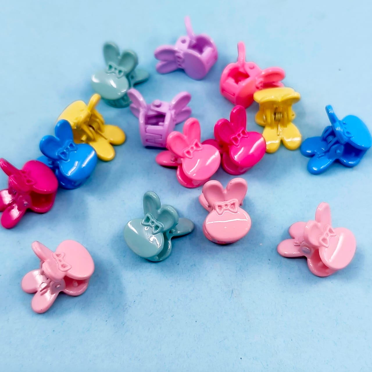 Bunny Mini - Hair Claw Set Of 15