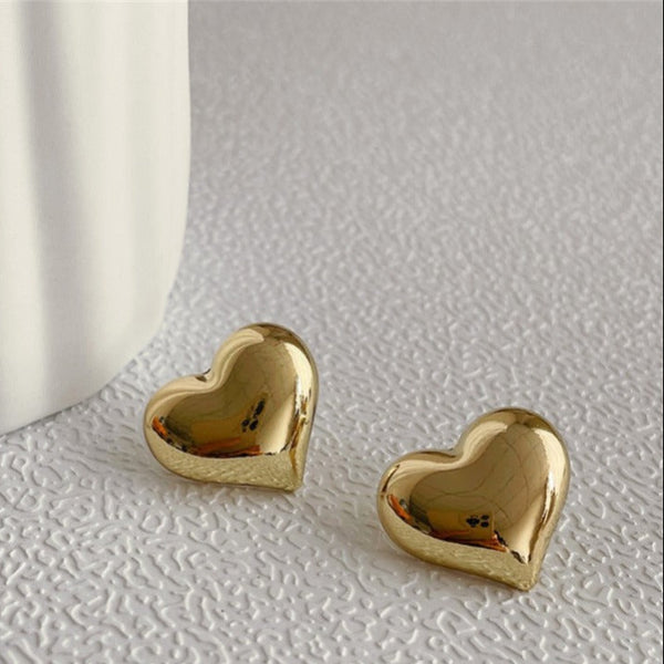 Gold Heart - Earring