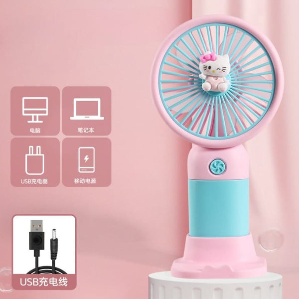 Hello Kitty Mini Handheld  - Portable Fan