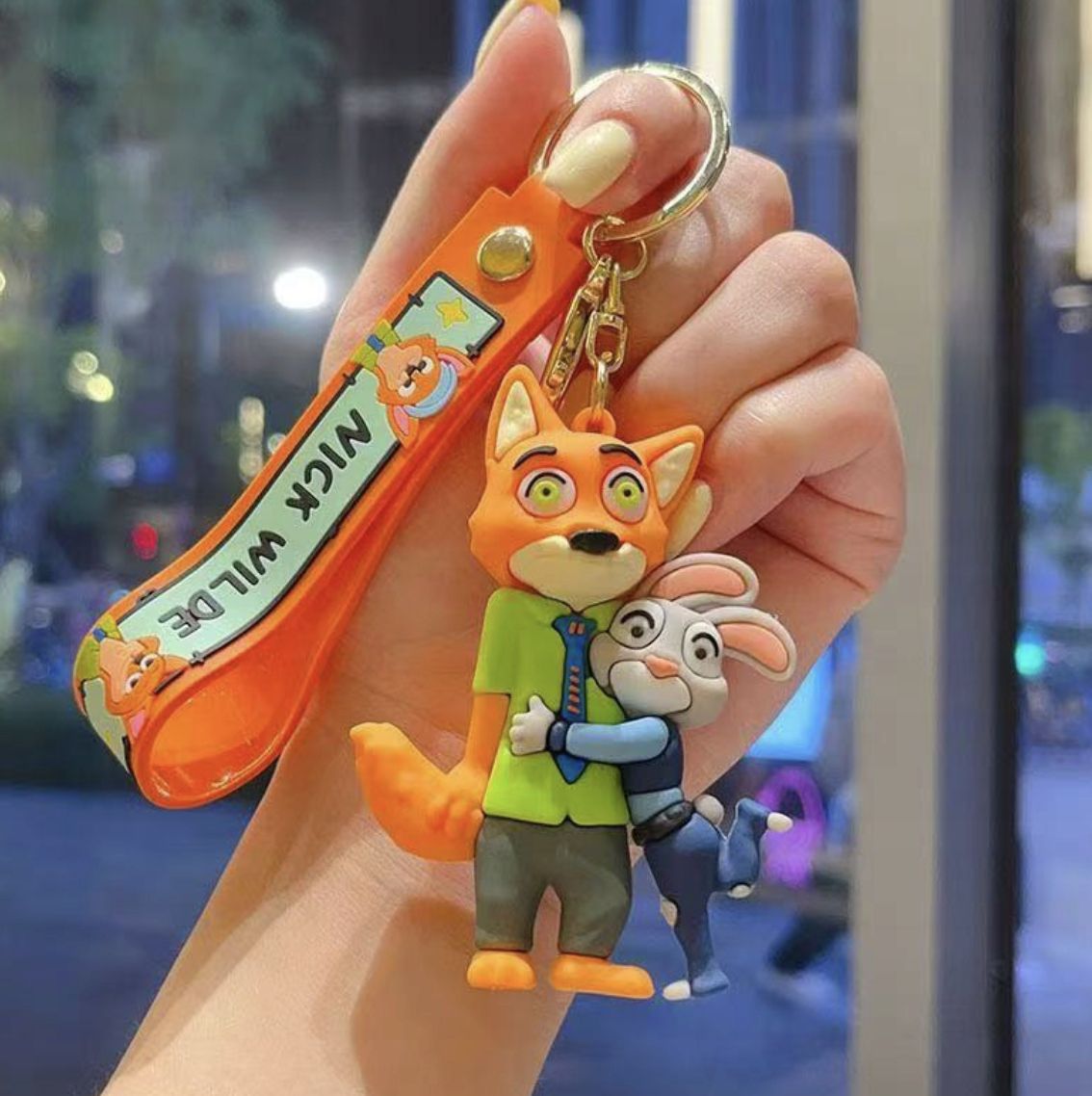Zootopia Characters - Gold Key Ring Style 3 – The Blingspot Studio