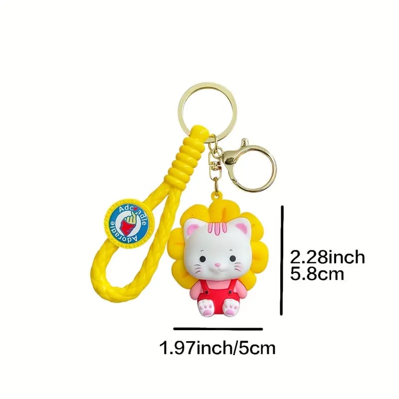 Flower Animal Gold - Key Ring